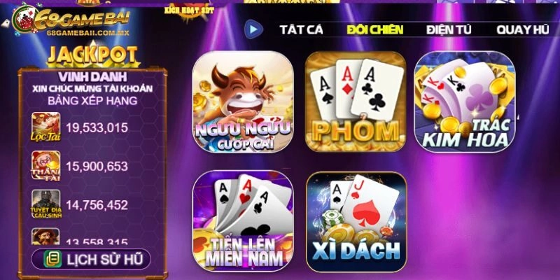 Cá cược game bài 3D đa dạng