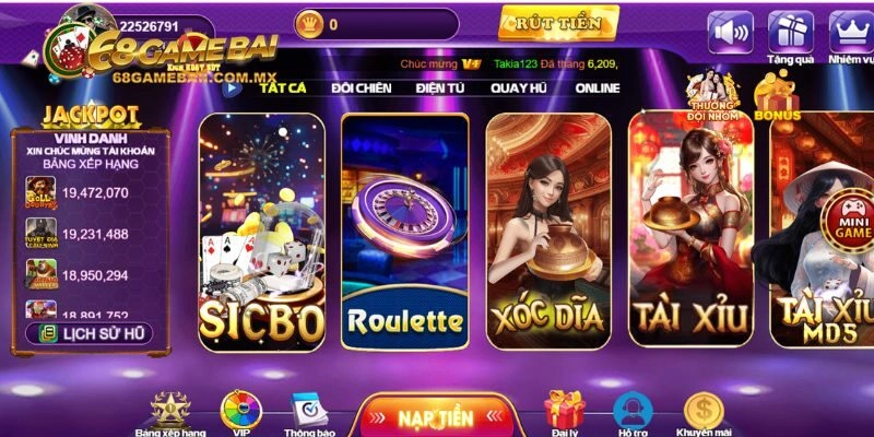 68 Game Bài phát triển với hàng loạt thành công khẳng định vị thế