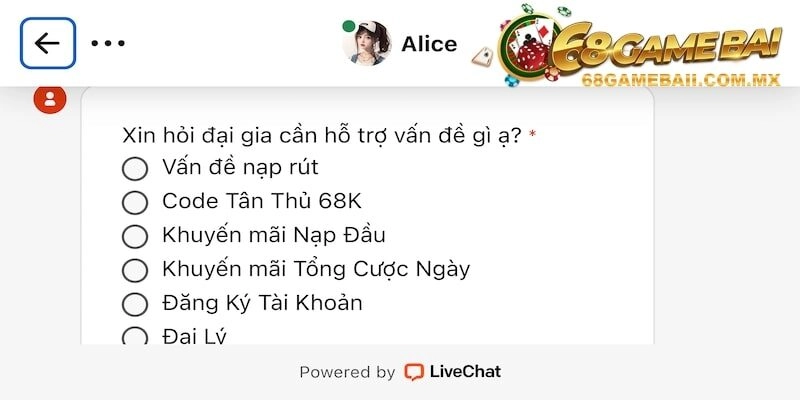 Nhân viên hỗ trợ đánh Tài Xỉu trực tuyến nhiệt tình