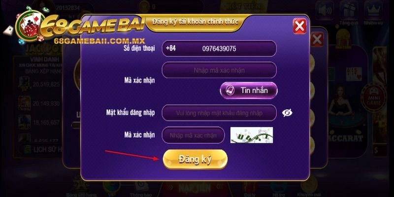 Điều khoản đăng ký tài khoản hội viên tại cổng game 68 game bài