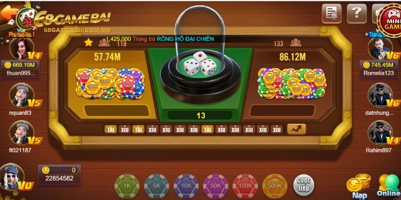 Tài xỉu 68 game bài có cách chơi đơn giản
